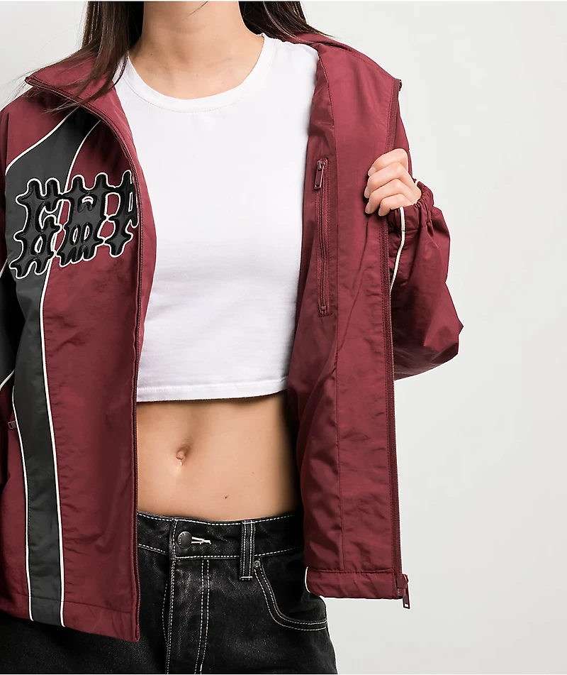 Empyre Dariana Dark Red Windbreaker