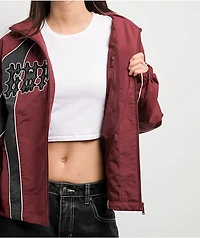 Empyre Dariana Dark Red Windbreaker