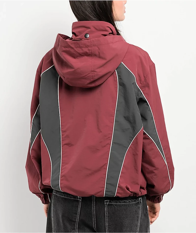 Empyre Dariana Dark Red Windbreaker