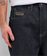 Empyre Dark Blue Baggy Barrel Jeans