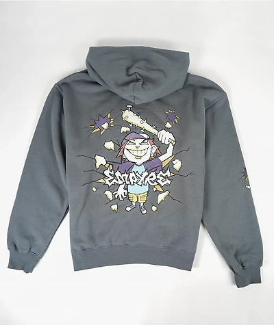 Empyre De Bat Slate Blue Hoodie