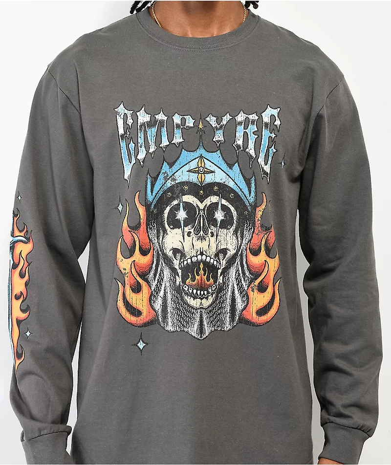 Empyre Death Knight Charcoal Long Sleeve T-Shirt