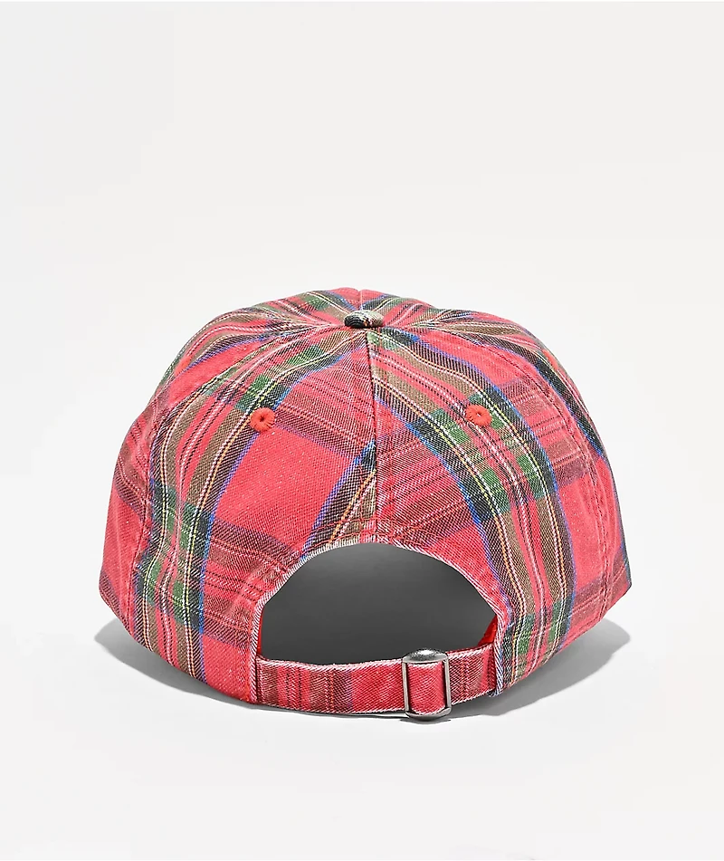 Empyre Defy Plaid Red Strapback Hat