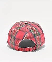 Empyre Defy Plaid Red Strapback Hat