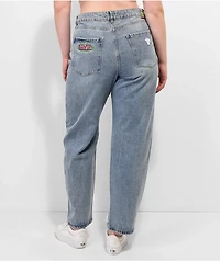 Empyre Destroyed Tori Light Blue Denim Skate Jeans