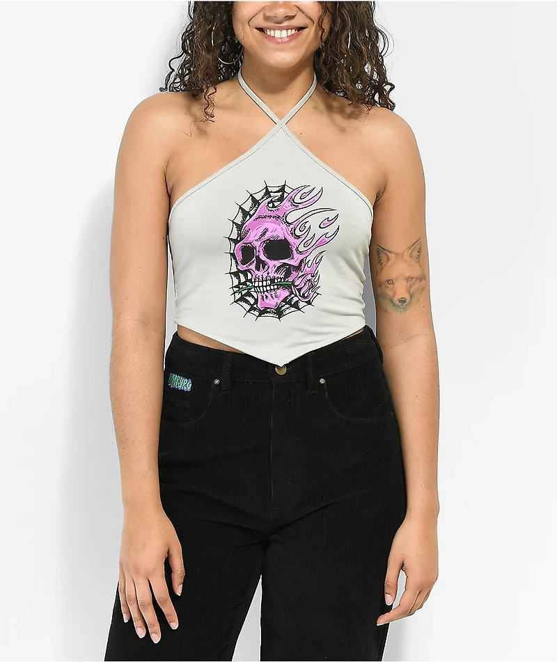 Empyre Devon Grey Halter Top