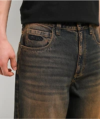 Empyre Dirt Dark Blue Wash Ultra Wide Skate Jeans