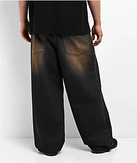 Empyre Dirt Dark Blue Wash Ultra Wide Skate Jeans