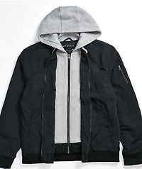Empyre Distortion Black Bomber Jacket