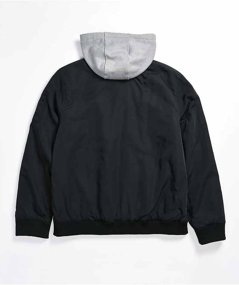 Empyre Distortion Black Bomber Jacket