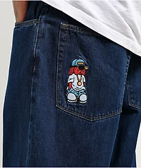 Empyre Dog Evening Ultra Loose Dark Blue Denim Skate Jeans