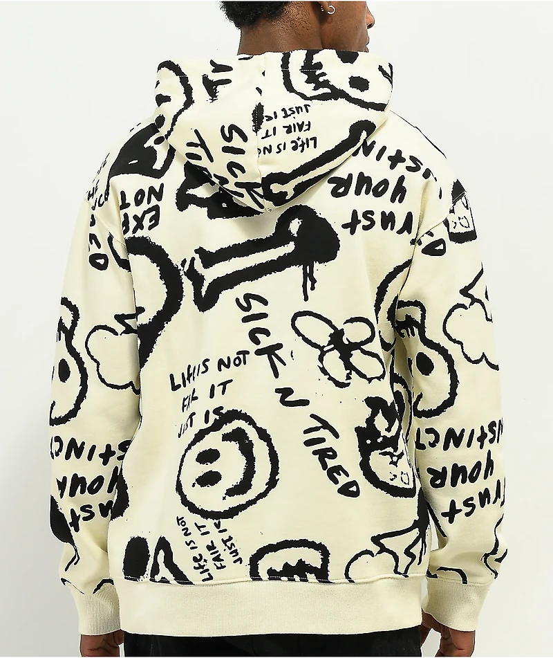 Empyre Dogs Dinner Cream Hoodie