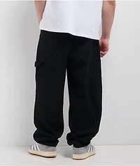 Empyre Double Knee Black Loose Fit Canvas Carpenter Skate Pants