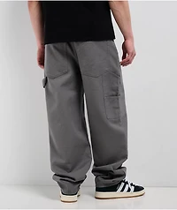Empyre Double Knee Grey Loose Fit Canvas Carpenter Skate Pants