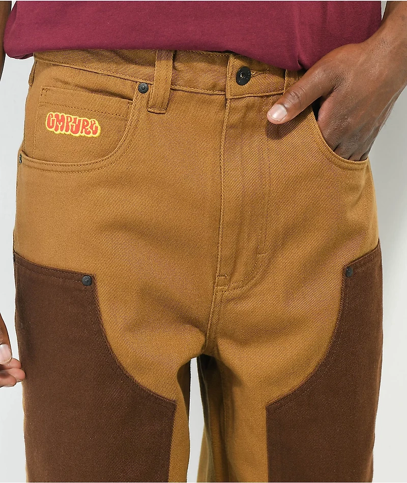 Empyre Double Knee Tobacco Skate Jeans