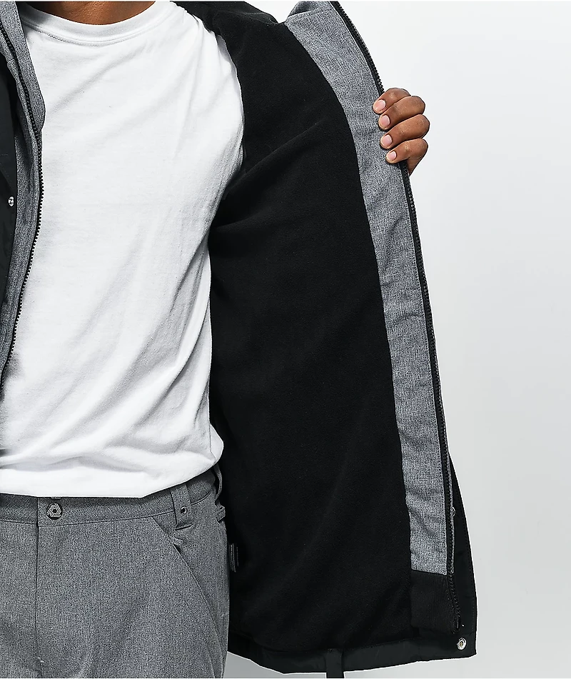 Empyre Downpour Black & Grey 10K Snowboard Jacket