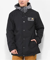 Empyre Downpour Camp Black 10k Waterproof Snowboard Jacket