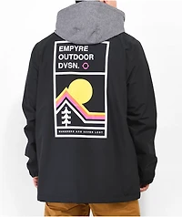 Empyre Downpour Camp Black 10k Waterproof Snowboard Jacket