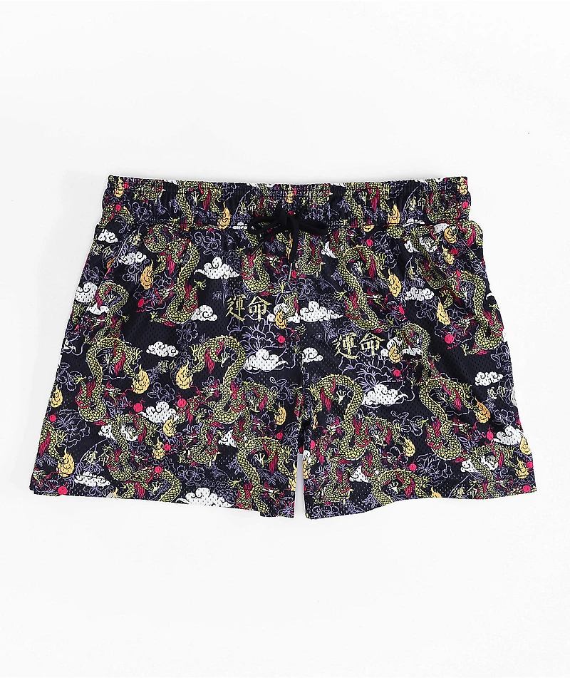Empyre Dragons Black Mesh Shorts