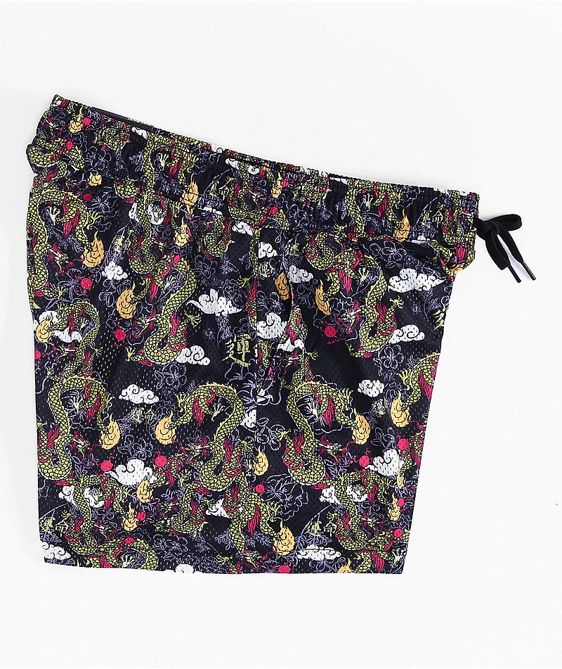 Empyre Dragons Black Mesh Shorts