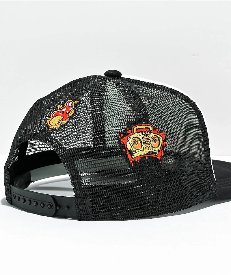 Empyre Drizzle Graffiti Black Trucker Hat