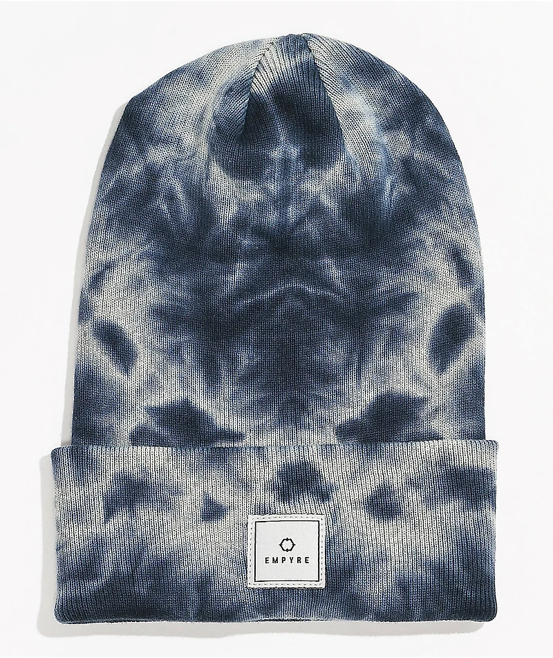 Empyre Drone Blue & Grey Tie Dye Beanie