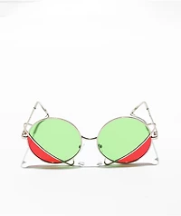 Empyre Duo Green & Orange Sunglasses