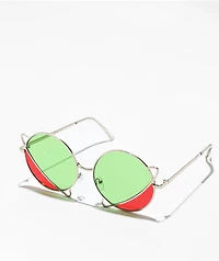 Empyre Duo Green & Orange Sunglasses