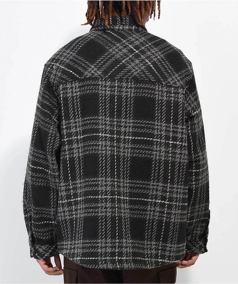 Empyre Eddy Black, Grey & Yellow Flannel T-Shirt