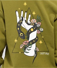Empyre Elena Snake Green Hoodie