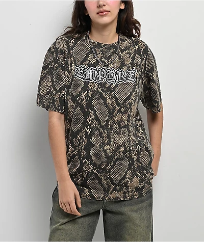 Empyre Ellio Rattlesnake Vintage Brown T-Shirt