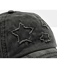Empyre Evian Distressed Black Strapback Hat