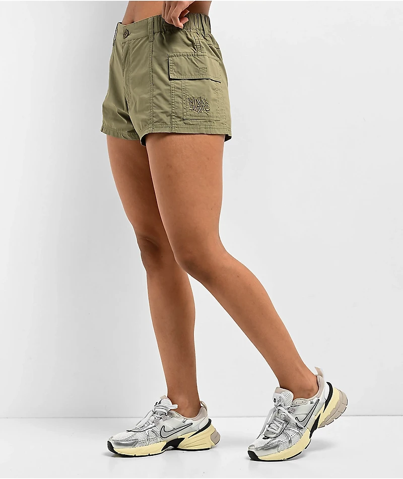 Empyre Evie Olive Green Cargo Shorts