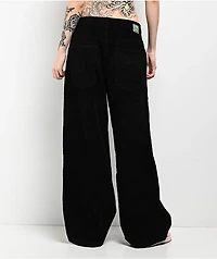Empyre Extent Black Corduroy Wide Leg Pants