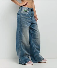 Empyre Extent Winne Light Wash Wide Leg Jeans