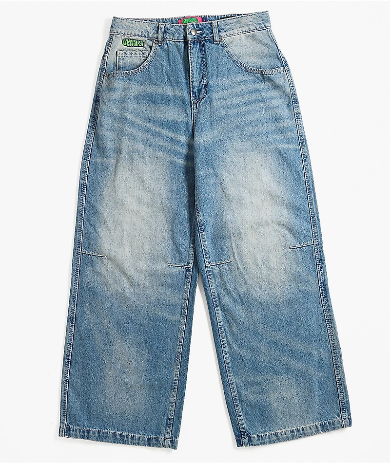 Empyre Extent Winne Light Wash Wide Leg Jeans