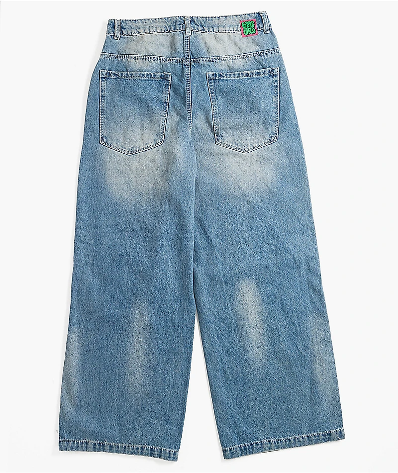 Empyre Extent Winne Light Wash Wide Leg Jeans