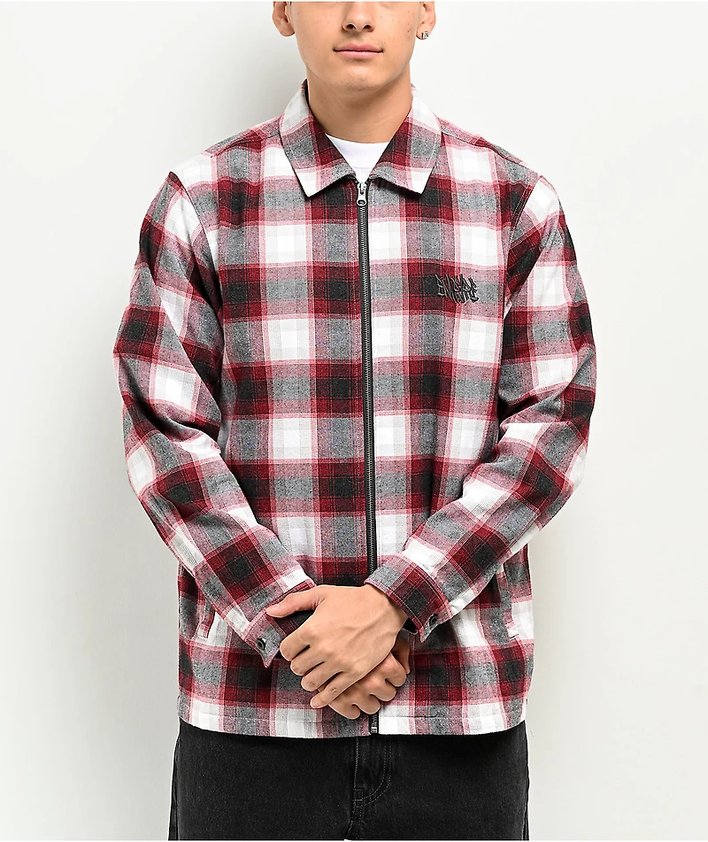 Empyre Fader Red & White Flannel Jacket