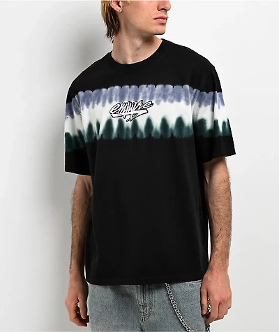 Empyre Fingers Crossed Tie Dye Black T-Shirt