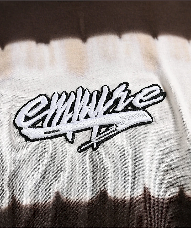 Empyre Fingers Crossed Tie Dye Brown T-Shirt
