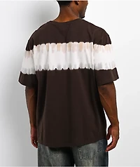 Empyre Fingers Crossed Tie Dye Brown T-Shirt