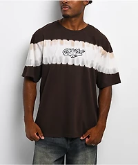 Empyre Fingers Crossed Tie Dye Brown T-Shirt