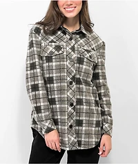 Empyre Finley Grey & Blue Plaid Tech Fleece