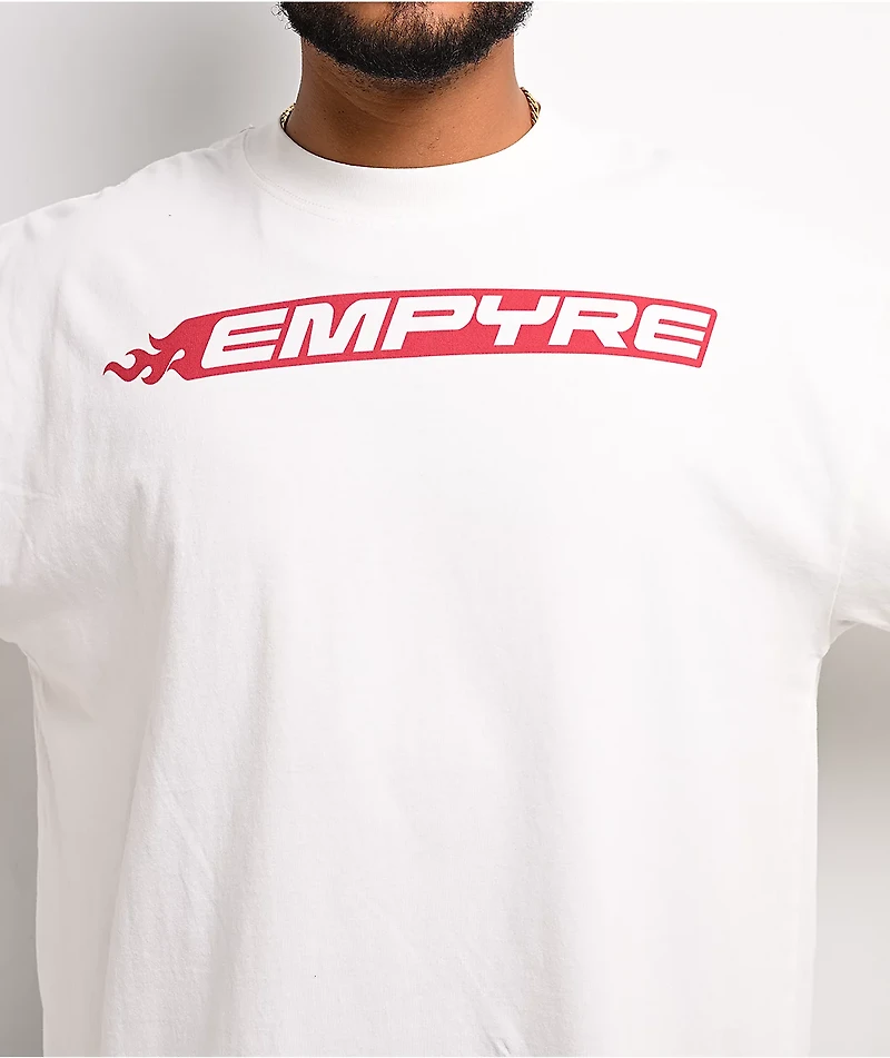 Empyre Fire Logo White T-Shirt