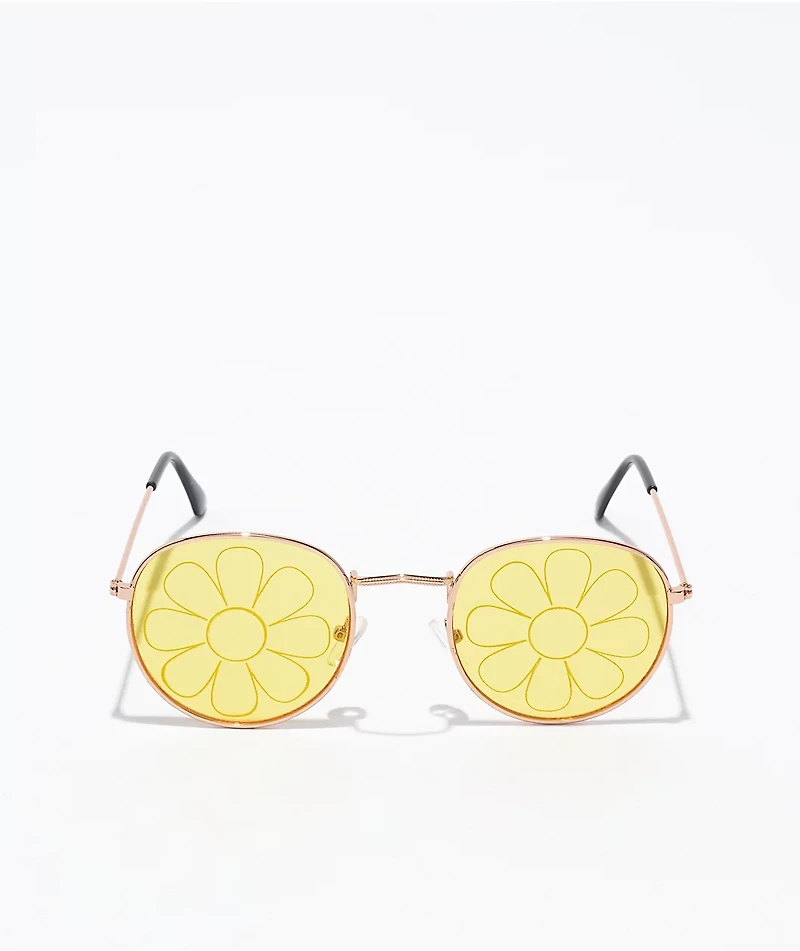 Empyre Flora Yellow Sunglasses