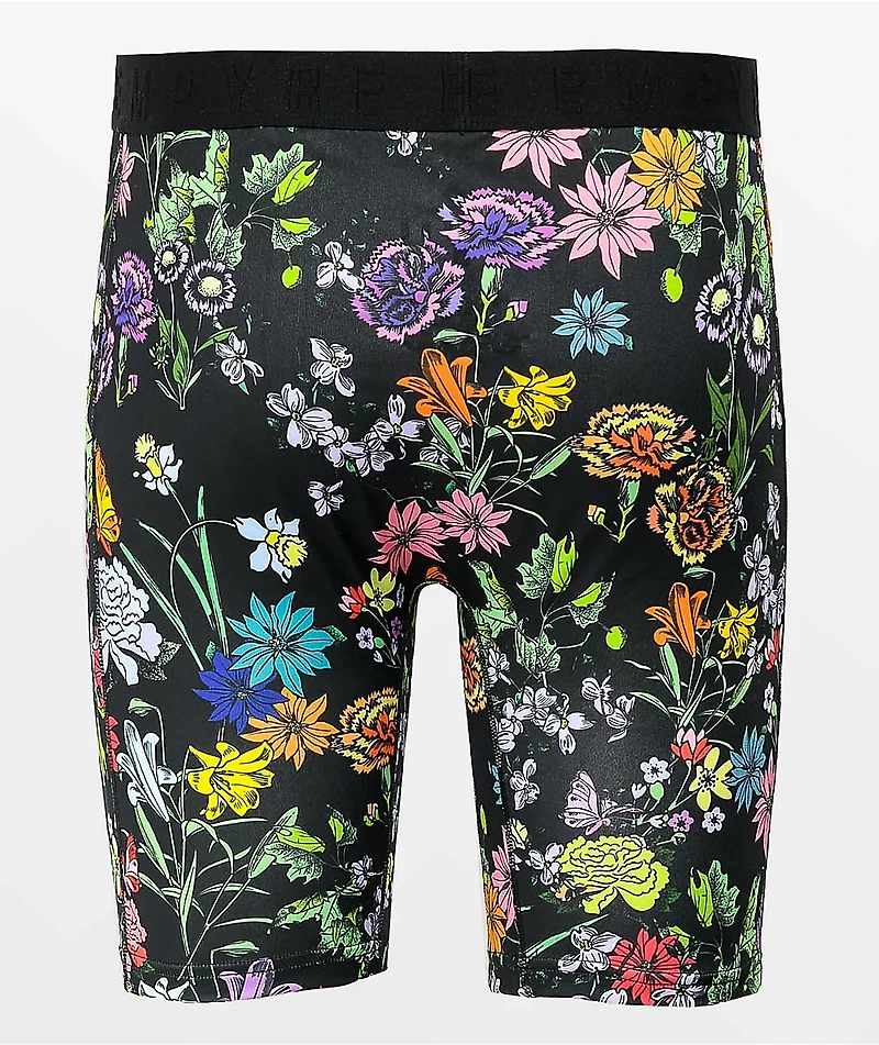 Empyre Floral Allover Print Black Boxer Briefs