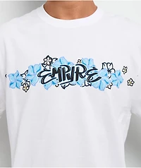 Empyre Flowers N Surf White Long Sleeve T-Shirt