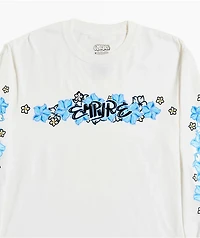 Empyre Flowers N Surf White Long Sleeve T-Shirt