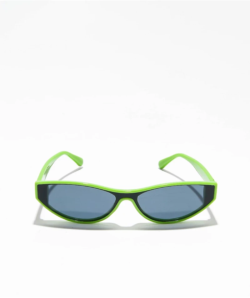 Empyre Frankie Green Square Cat Eye Sunglasses