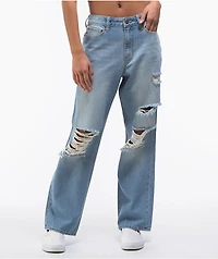 Empyre Frankie Light Wash Dad Jeans
